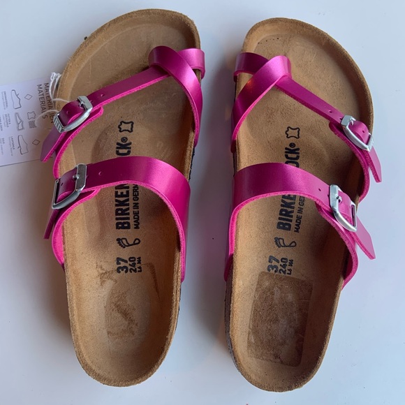 Last one Birkenstock Mayari Metallic Pink Sandal - Picture 4 of 7